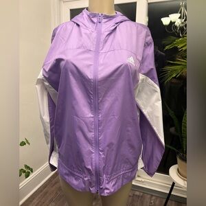 adidas Lavender and White Women's Jacket